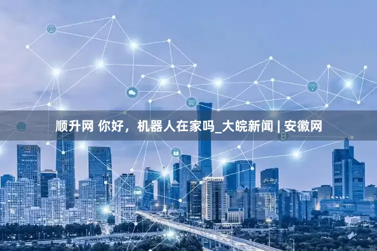 顺升网 你好，机器人在家吗_大皖新闻 | 安徽网