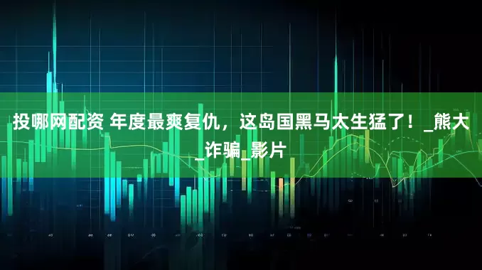 投哪网配资 年度最爽复仇，这岛国黑马太生猛了！_熊大_诈骗_影片