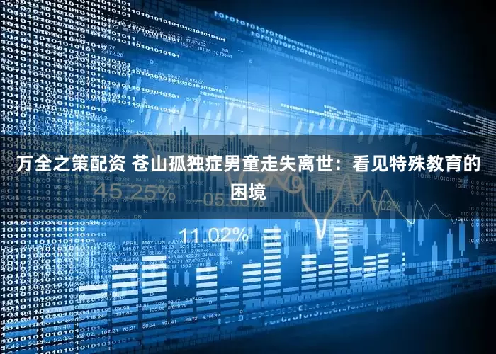 万全之策配资 苍山孤独症男童走失离世：看见特殊教育的困境